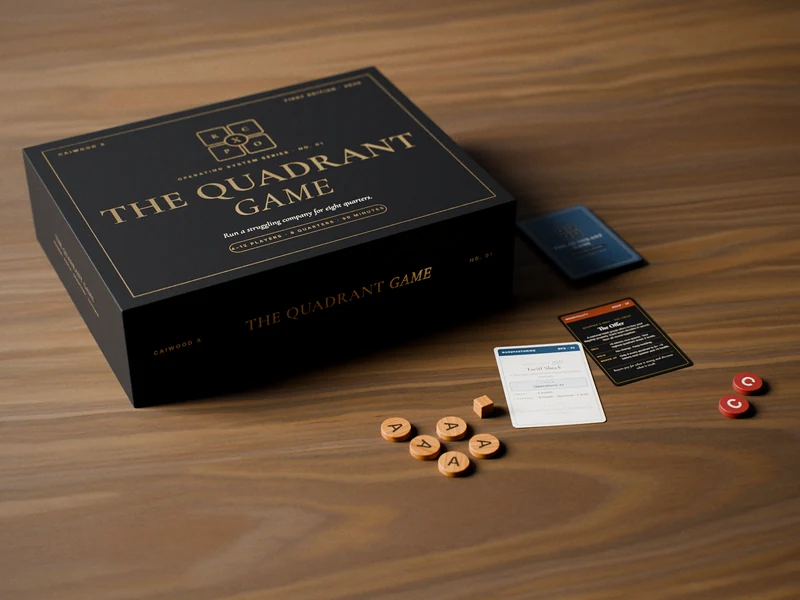 Leadership Offsite Kit: The Quadrant Game and three more